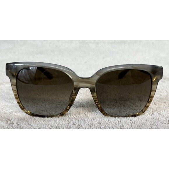 Bobbi Brown THE GRETCHEN/S 5CBHA Gray Brown Gold Square Sunglasses 52-18-140 - Picture 5 of 8